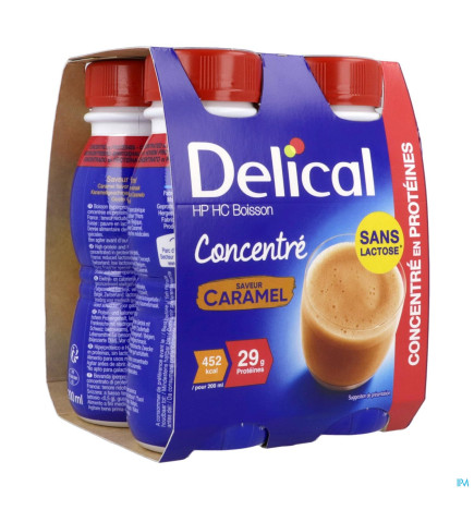 Delical –  Concentre Caramel (4x200ml)