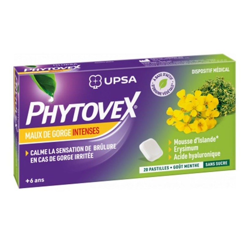 Phytovex Maux Gorge Intense Pastille 20