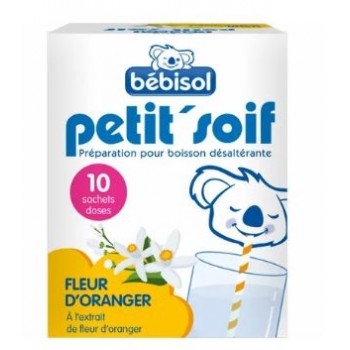 Bebisol Petit Soif Preparation Pour Boisson Fleur Oranger Sachet 10