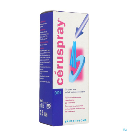 BAUSCH&LOMB – Ceruspray solution auriculaire vaporisateur, 50 ml