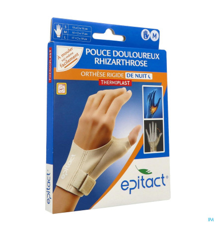Epitact – Orthèse Rigide Pouce Nuit Gauche M