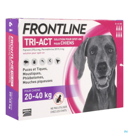 Frontline – Tri-Act Spot On Chien L, solution x6