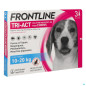 Frontline – Tri-Act Spot On Chien M (10-20 kg), solution x3 Frontline – Tri-Act Spot On Chien M (10-20 kg), solution x3
