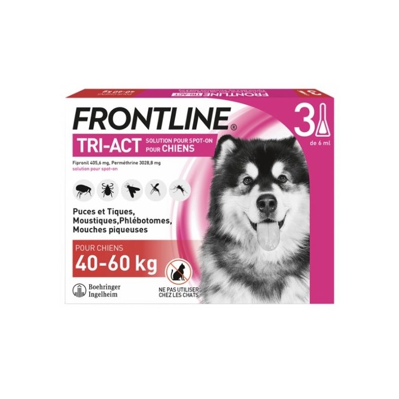 Frontline Tri Act Spot On Chien Xl Solution X3