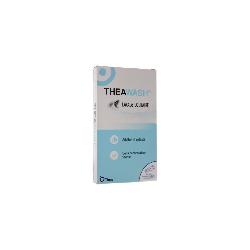 Theawash Solution De Lavage Oculaire Sterile Unidoses 5ml 10