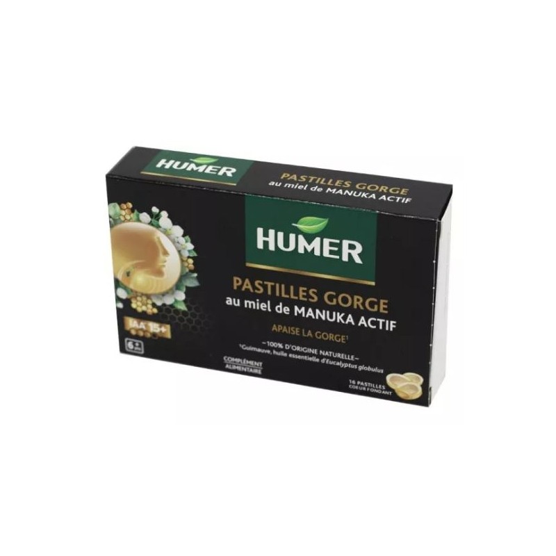 Humer Pastille Gorge Manuka 15+ 24