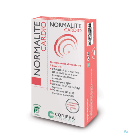Codifra – Normalité Cardio, 30 capsules