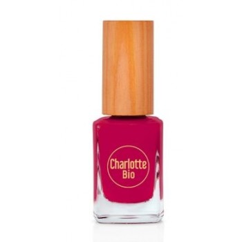 Charlotte Bio Vernis A Ongles Rose Framboise Biosource 10ml