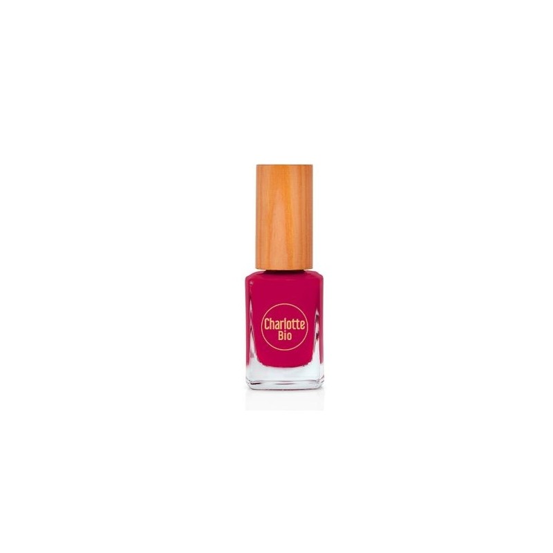 Charlotte Bio Vernis A Ongles Rose Framboise Biosource 10ml