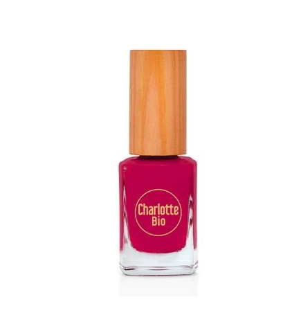 Charlotte Bio Vernis A Ongles Rose Framboise Biosource 10ml