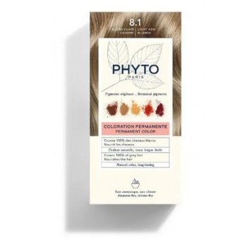 Phytocolor 8.1 Blond Clair Cendre Kit Coloration Permanente