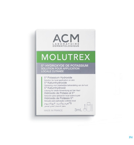 MOLUTREX – Solution Cutanée 5%, 3 ml