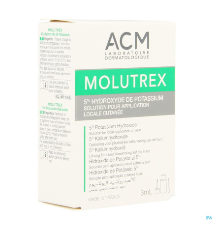 MOLUTREX – Solution Cutanée 5%, 3 ml