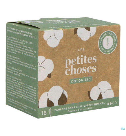 Les Petites Choses – Tampon Bio Sans Applicateur Flux Normal, 18