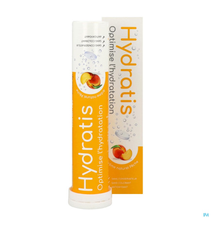 Hydratis – Comprimés effervescents Pêche, x20