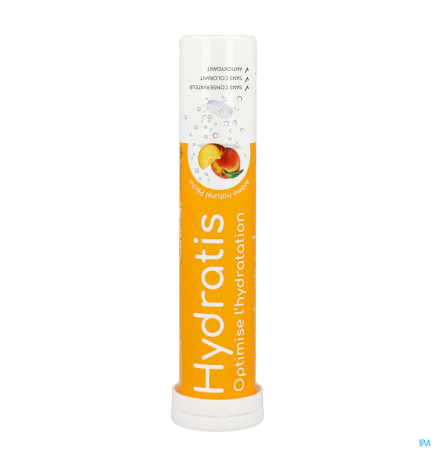 Hydratis – Comprimés effervescents Pêche, x20