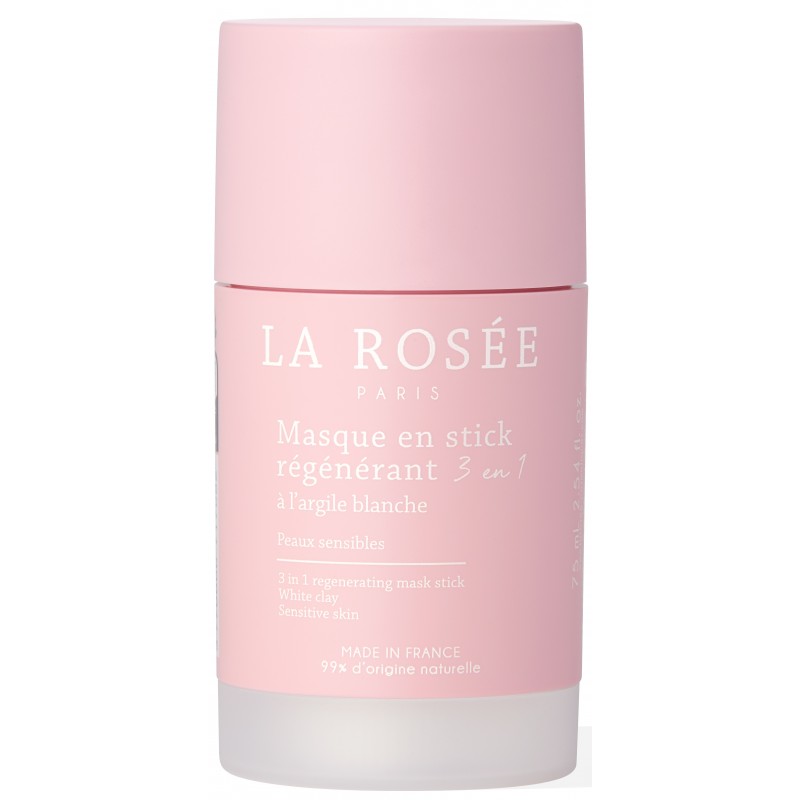 La Rosee Masque En Stick Regenerant 3en1 Argile Blanche 75ml