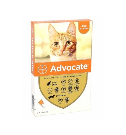 Advocate Chat Petit Spot On Solution 0ml4 X 3