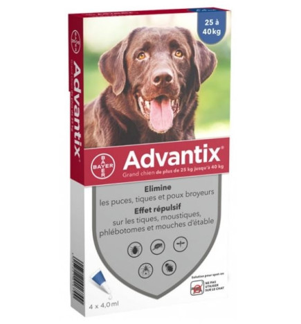Advantix Chien Grand Spot On Solution 4ml 4