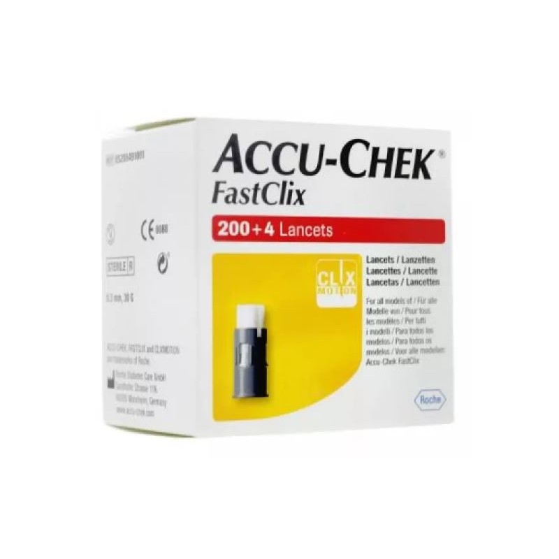 Accu Chek Fastclix Lancette Sterile 204