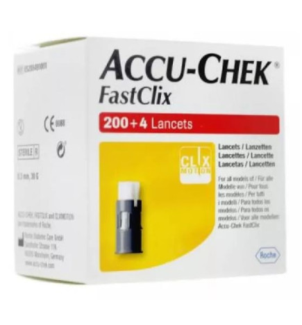 Accu Chek Fastclix Lancette Sterile 204
