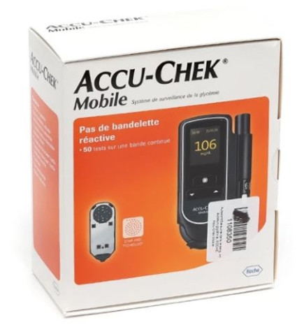 Accu Chek Mobile Kit Lecteur De Glycemie