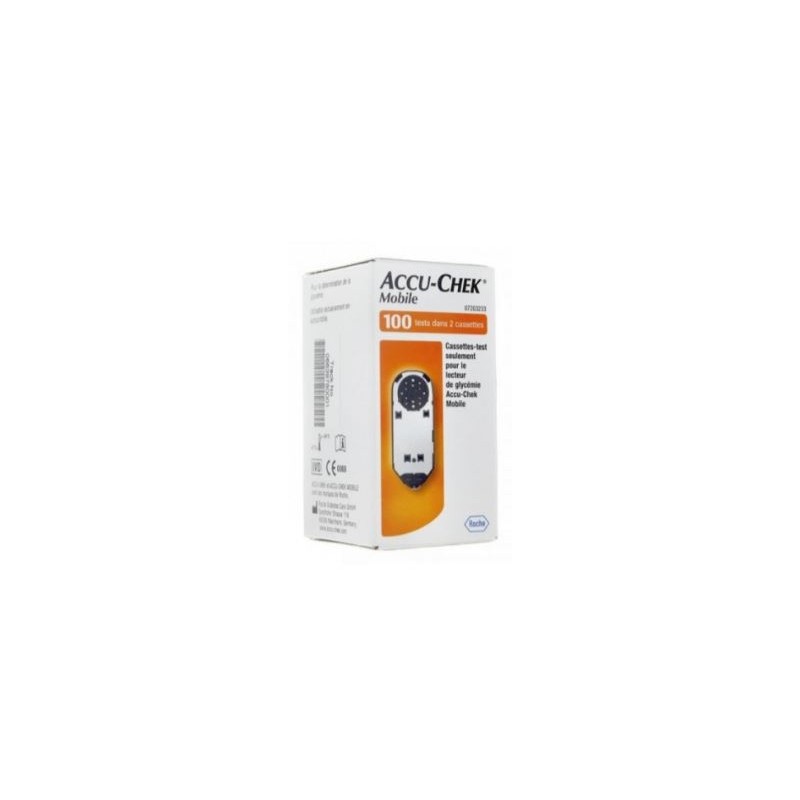 Accu Chek Mobile Cassette Bande Test 50 X2