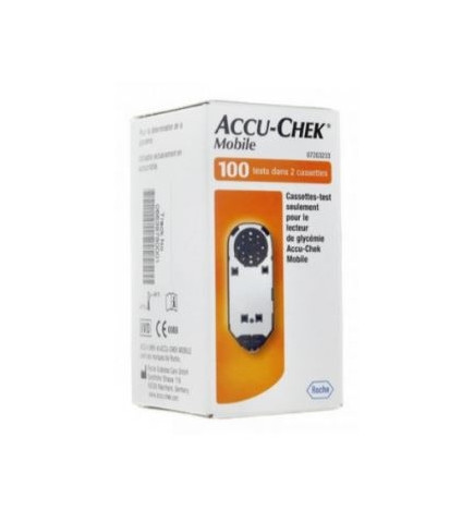 Accu Chek Mobile Cassette Bande Test 50 X2