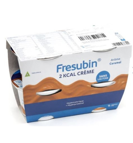 Fresubin 2kcal Creme Sans Lactose Caramel 200g X4