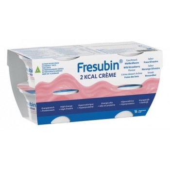 Fresubin 2kcal Creme Sans Lactose Fraise Des Bois 200g X4