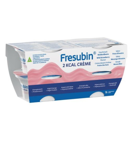 Fresubin 2kcal Creme Sans Lactose Fraise Des Bois 200g X4