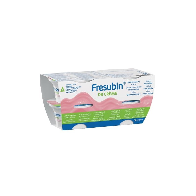 Fresubin Db Creme Fraise Bois 200g X4