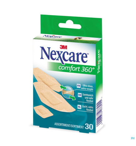 NEXCARE – Comfort Strip 360 Assorted, x30