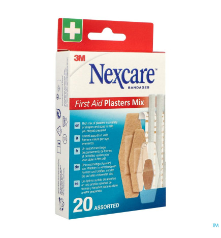 NEXCARE – First Aid Plasters Mix Pansement, x20