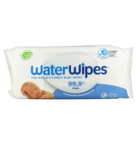 Water Wipes Lingette Bebe Compostable 60