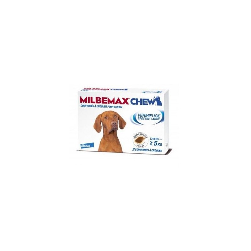 Milbemax Chew Comprime Vermifuge Chien 2