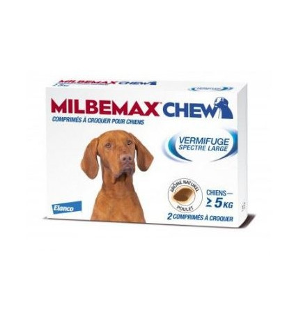 Milbemax Chew Comprime Vermifuge Chien 2