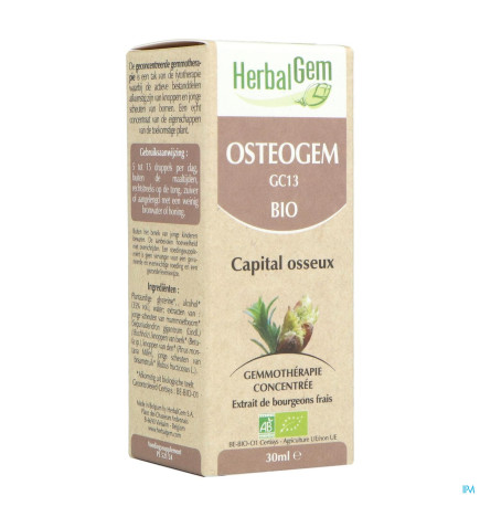 Herbalgem – Osteogem GC13 Capital Osseux Bio, 30 ml