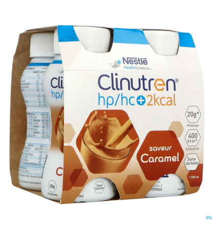 Clinutren – HP HC+ 2 kcal caramel, 200 ml x4