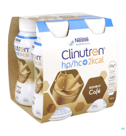 Clinutren – HP HC+ 2 kcal café, 200 ml x4