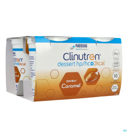 Clinutren – Dessert HP HC+ 2 kcal crème caramel, 200 g x4