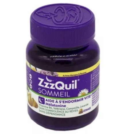 Zzzquil Sommeil Mangue Banane Gomme 30