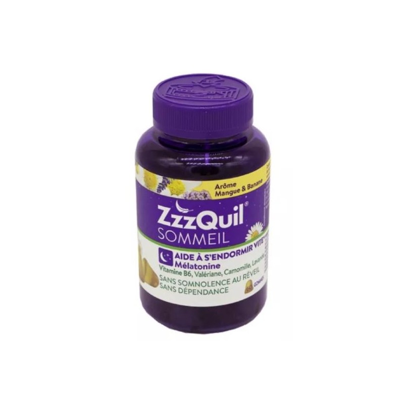 Zzzquil Sommeil Mangue Banane Gomme 60