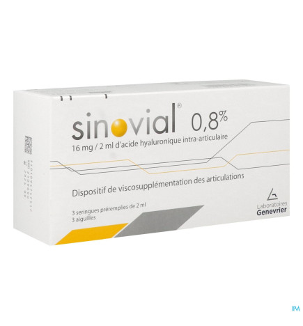 Sinovial – Solution injectable, seringues 2 ml x3