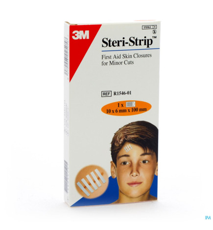 STERISTRIP – Bandelette Adhésive Suture, 6 mm x 100 mm x10