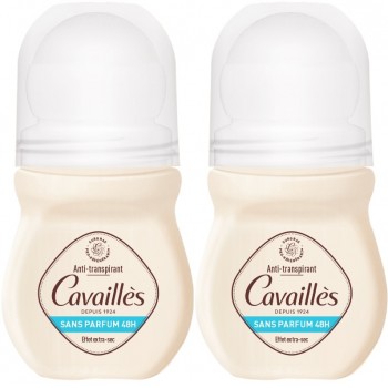 Rogé Cavaillès Anti-transpirant Sans Parfum 48h Roll-on 2x50ml