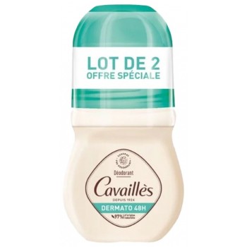 Rogé Cavaillès Dermato 48H Déodorant Roll-On Lot de 2 x 50 ml