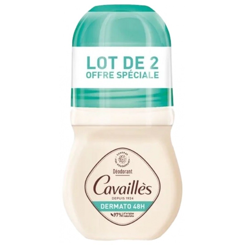 Rogé Cavaillès Dermato 48H Déodorant Roll-On Lot de 2 x 50 ml