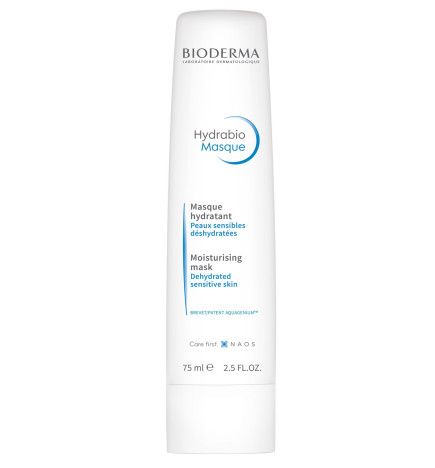 Bioderma – Hydrabio, masque hydratant visage peaux sensibles déshydratées, 75 ml