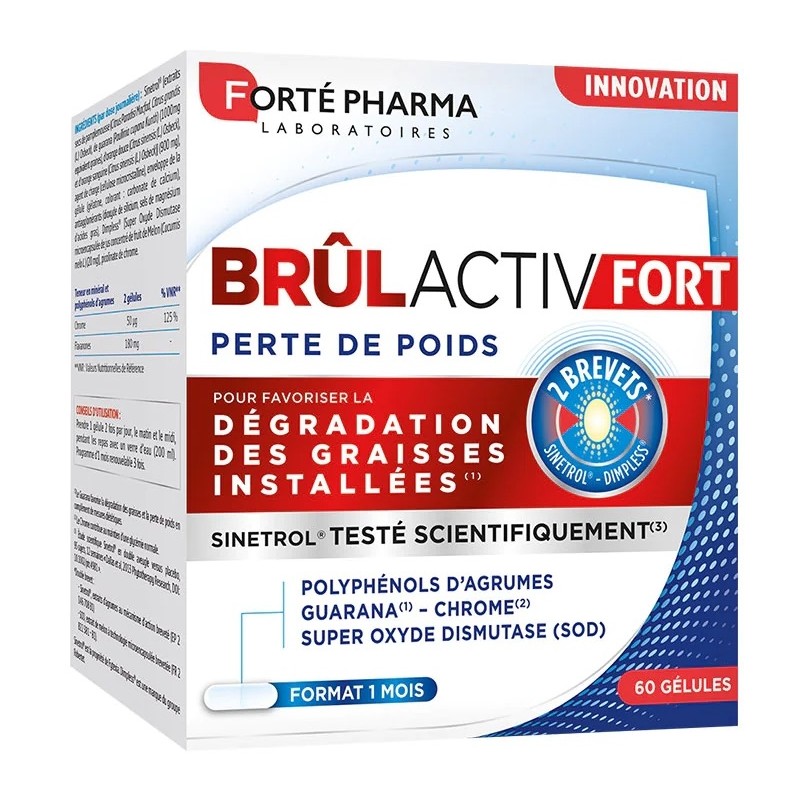 Forté Pharma Brûlactiv Fort Perte de Poids 60 Gélules